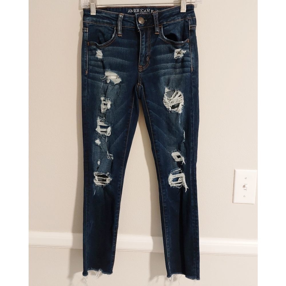 American Eagle super stretch cropped jeggings - Picture 1 of 6